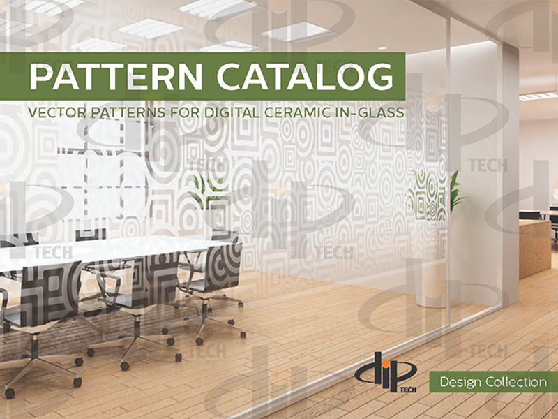 En brochure med mønstre